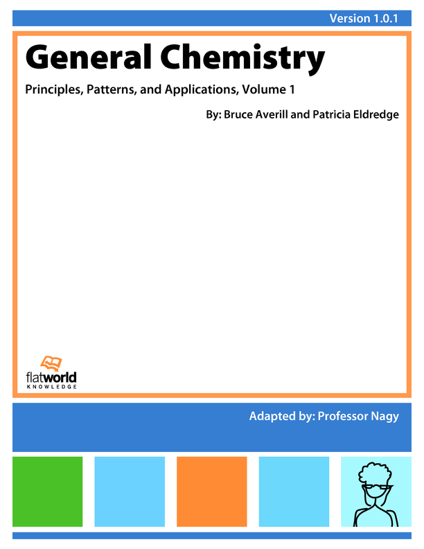 Cover of General Chemistry: Principles, Patterns, and Applications v1.0.1