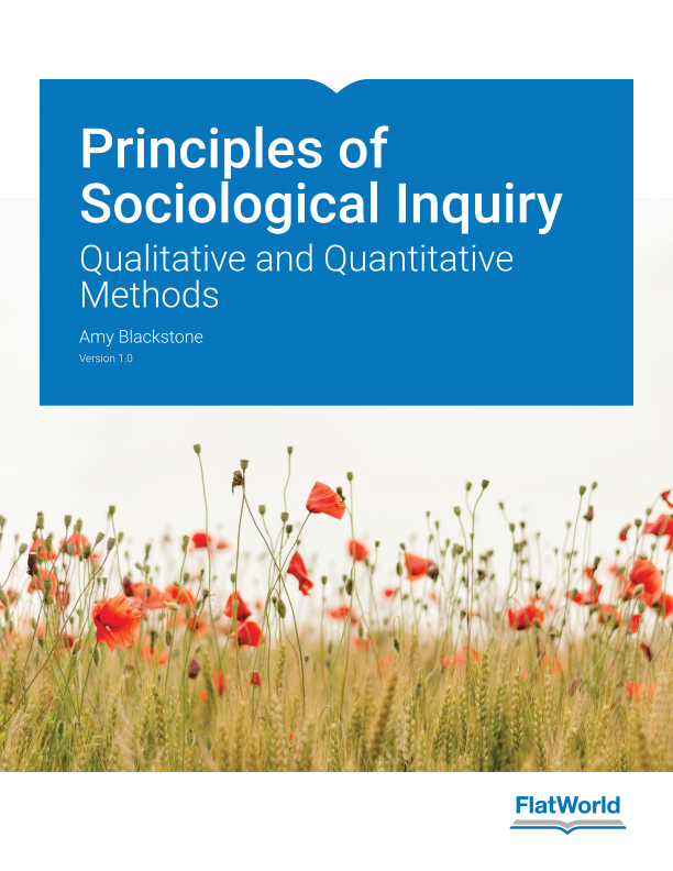 Cover of Principles of Sociological Inquiry: Qualitative and Quantitative Methods v1.0