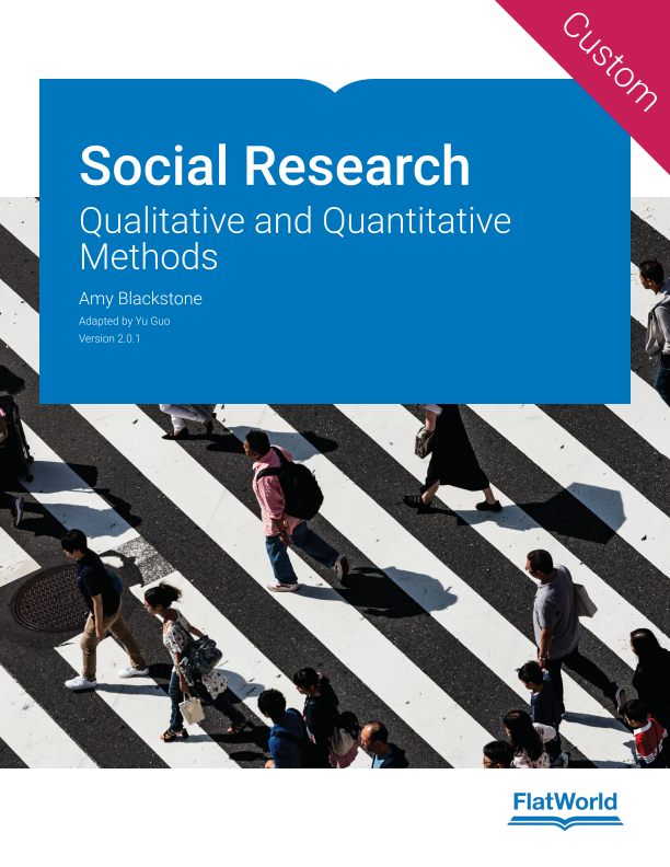 Cover of Social Research: Qualitative and Quantitative Methods v2.0.1
