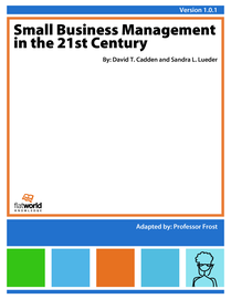 Cover of Small Business Management in the 21st Century v1.0.1