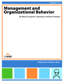 Management and Organizational Behavior v1.1.1 | Textbook | FlatWorld