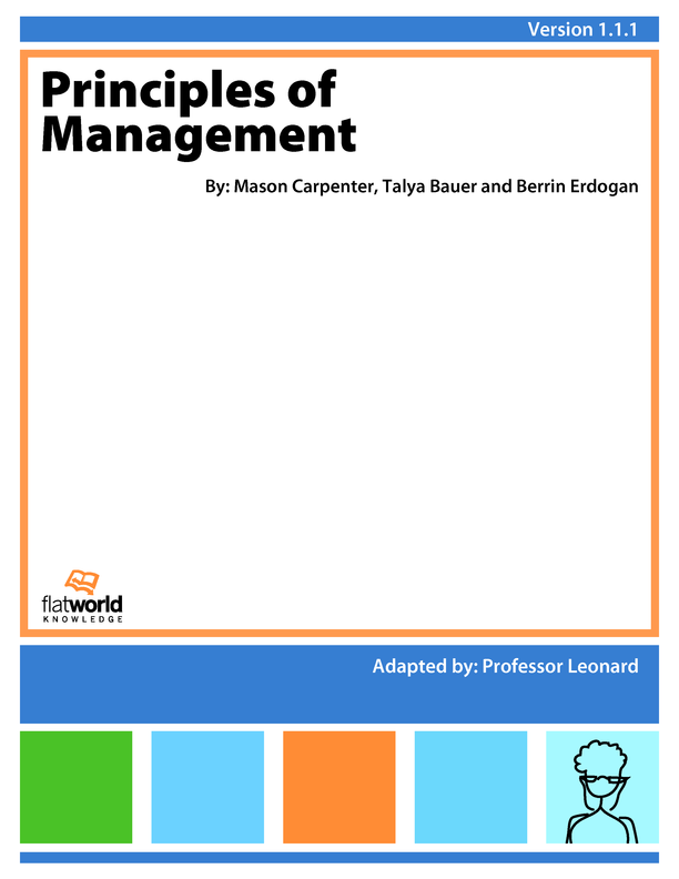 Cover of Principles of Management v1.1.1