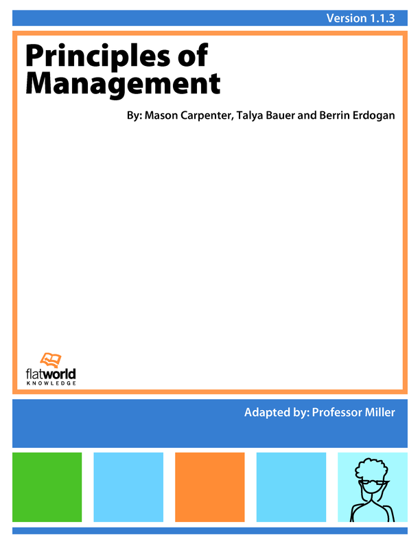 Cover of Principles of Management v1.1.3