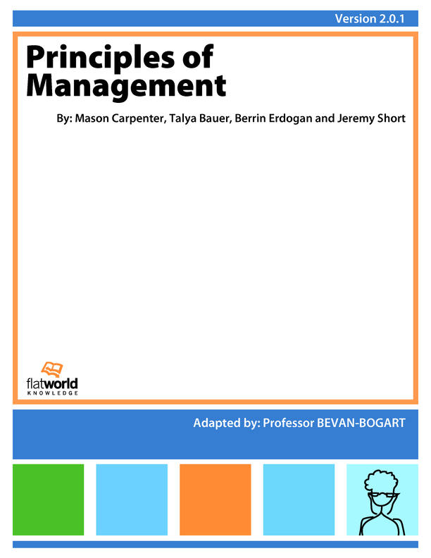 Cover of Principles of Management v2.0.1
