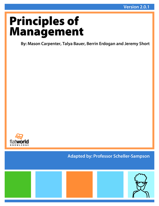 Cover of Principles of Management v2.0.1