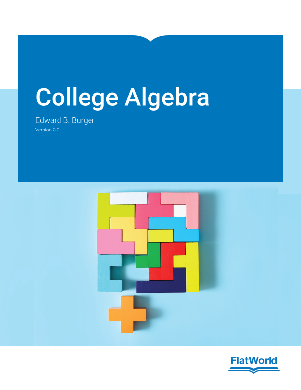 Cover of College Algebra v3.2