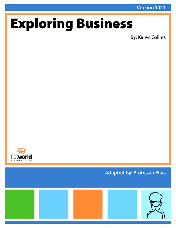 Cover of Exploring Business v1.0.1