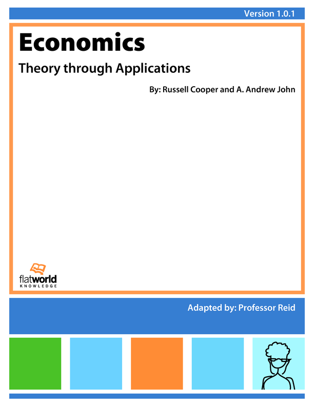 Required Reading - Economics: Theory Through Applications V1.0.1 | Textbook