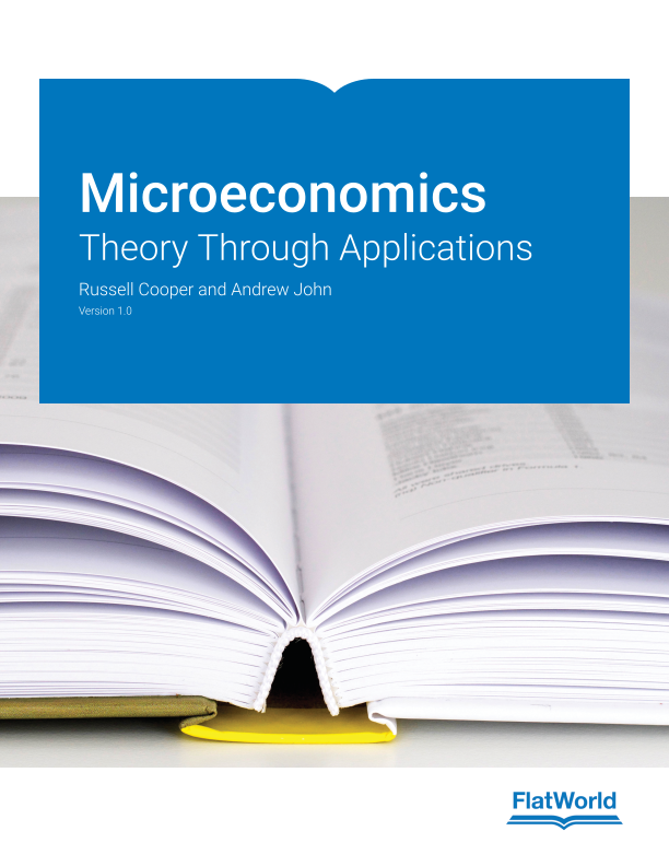 Cover of Microeconomics: Theory Through Applications v1.0