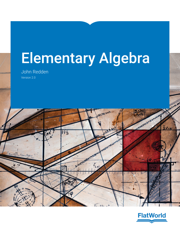 Cover of Elementary Algebra v2.0