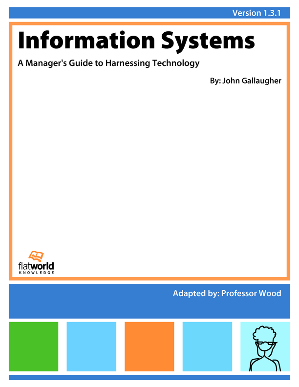 Cover of Information Systems: A Manager's Guide to Harnessing Technology v1.3.1