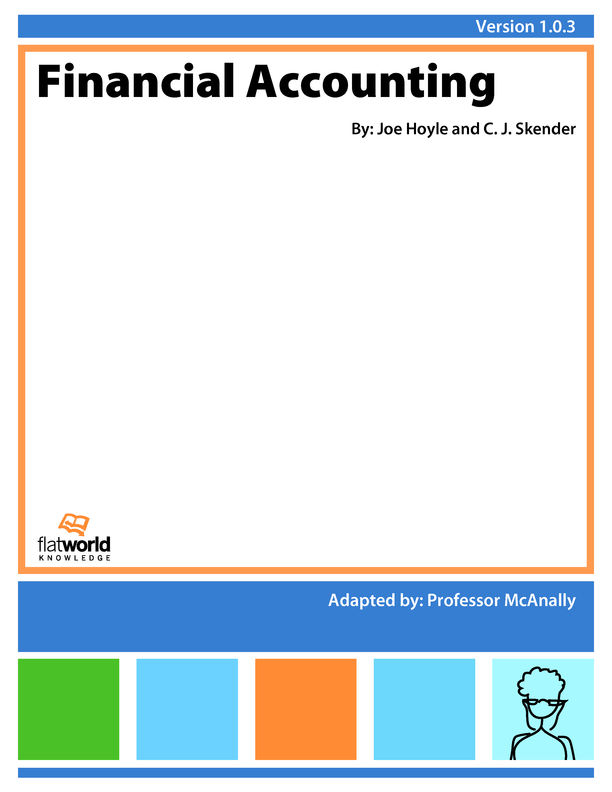 Cover of Financial Accounting v1.0.3