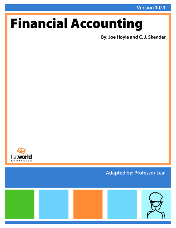 Cover of Financial Accounting v1.0.1