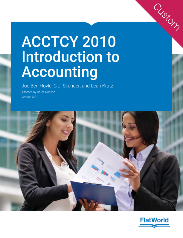 ACCTCY 2010 Introduction to Accounting