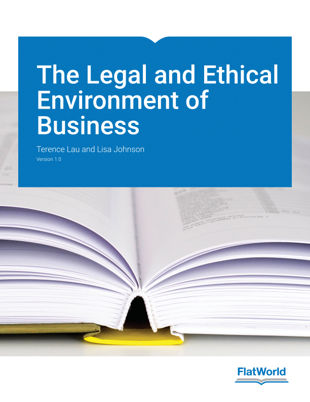 Cover of The Legal and Ethical Environment of Business v1.0