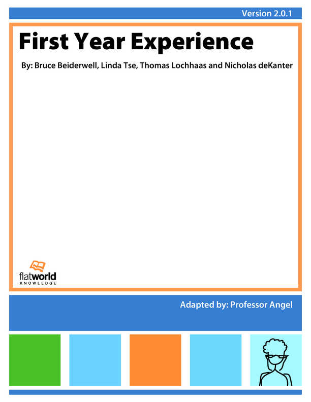 Cover of First Year Experience v2.0.1