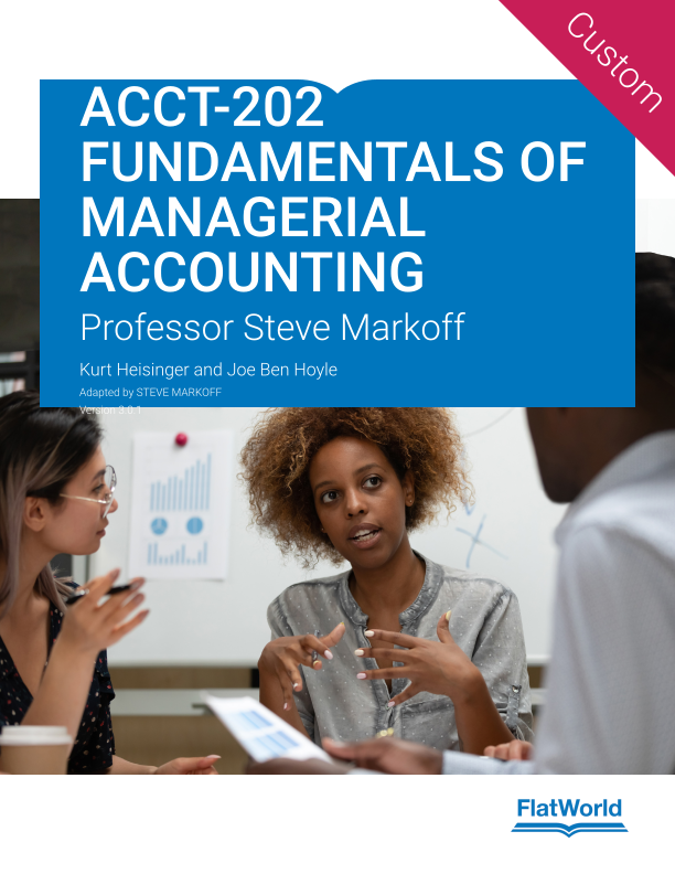 ACCT-202 FUNDAMENTALS OF MANAGERIAL ACCOUNTING