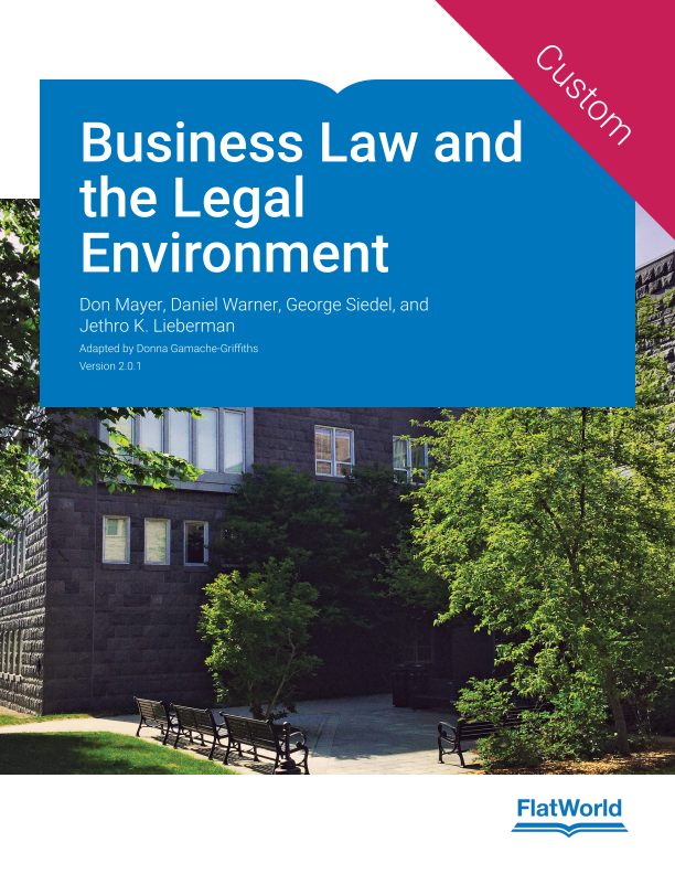 Required Reading - Business Law And The Legal Environment V2.0.1 | Textbook