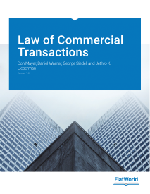 Cover of Law of Commercial Transactions v1.0