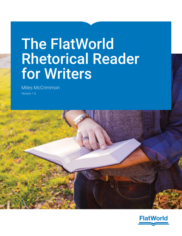 Cover of The FlatWorld Rhetorical Reader for Writers v1.0