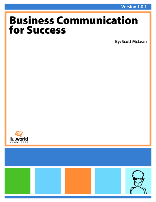 Cover of Business Communication for Success v1.0.1