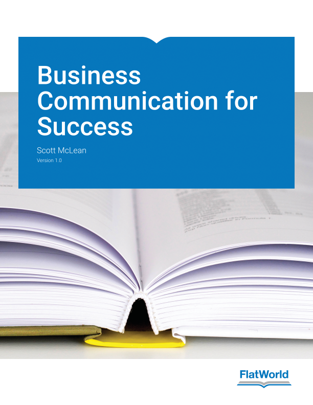 Cover of Business Communication for Success v1.0