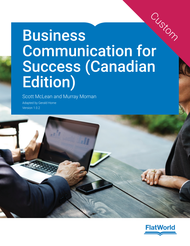 Business Communication for Success (Canadian Edition)