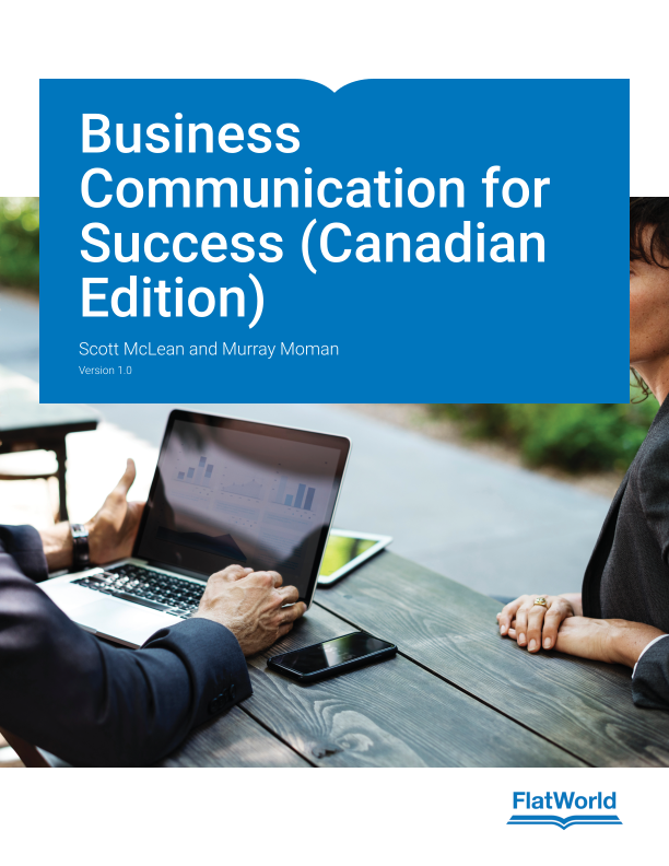 Cover of Business Communication for Success (Canadian Edition) v1.0