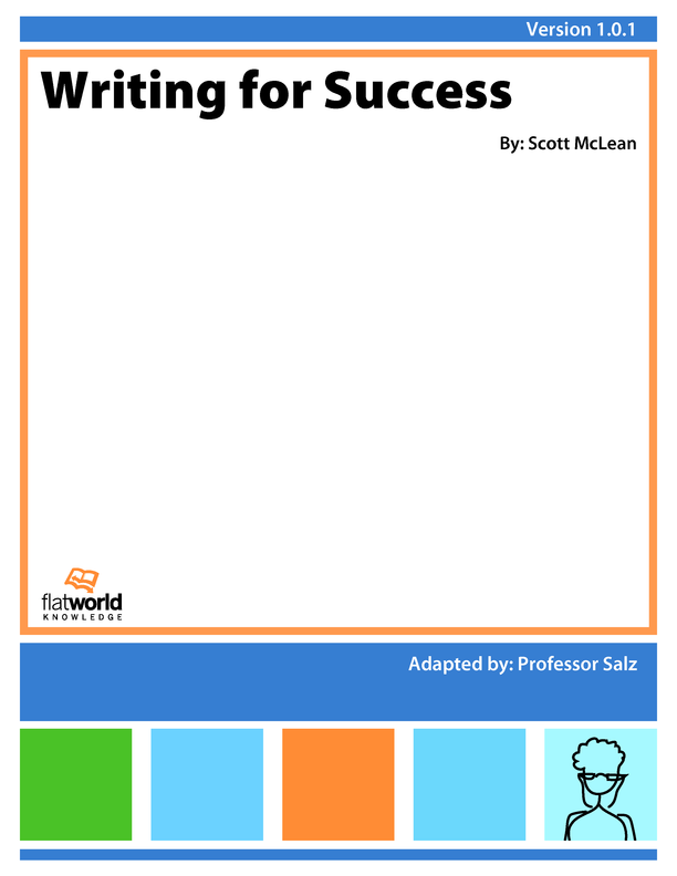 Cover of Writing for Success v1.0.1