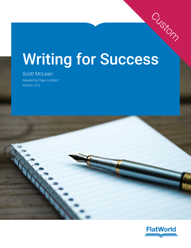 Cover of Writing for Success v1.0.2