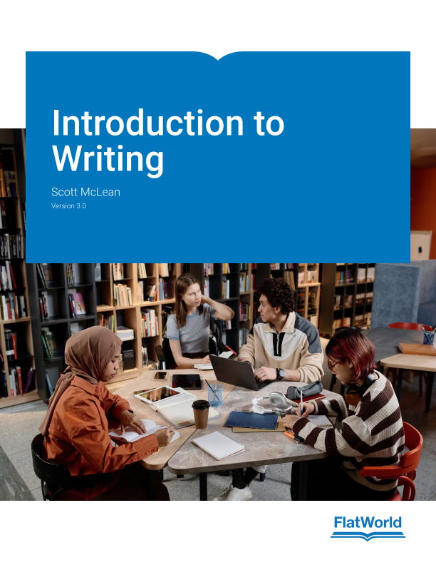 Cover of Introduction to Writing v3.0