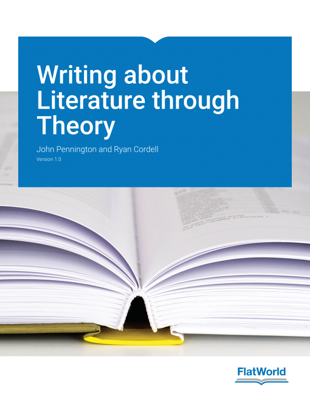 Cover of Writing about Literature through Theory v1.0