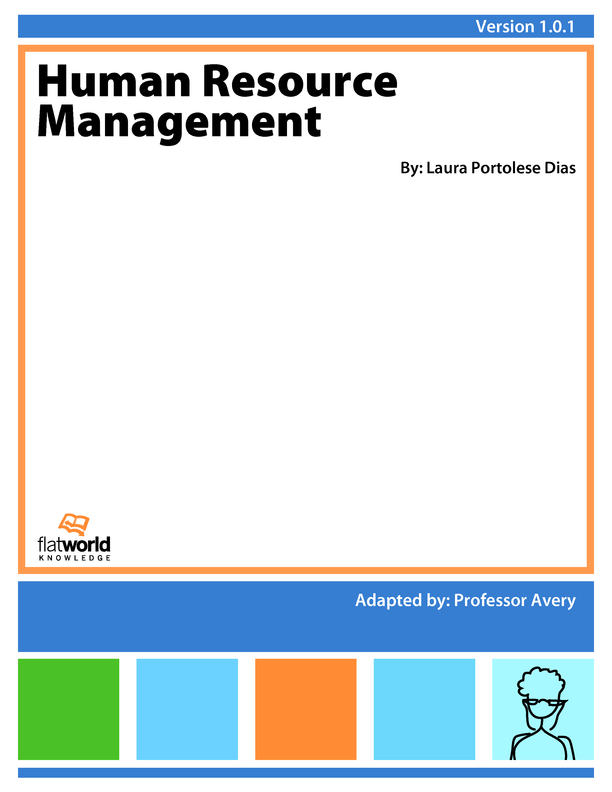 Cover of Human Resource Management v1.0.1