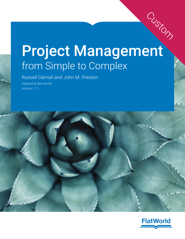 Cover of Project Management: from Simple to Complex v1.1.1