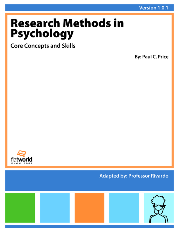 Research Methods in Psychology: Core Concepts and Skills