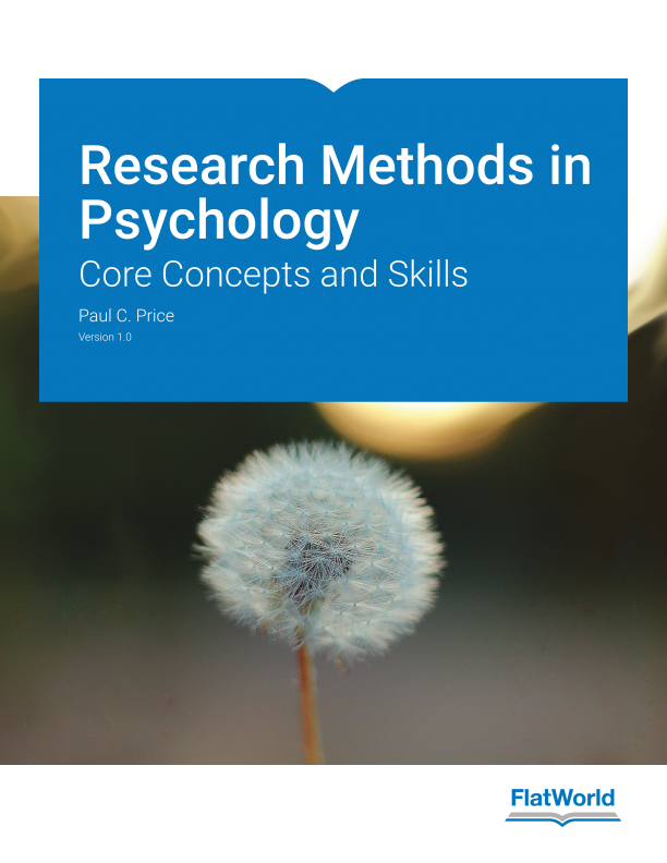 Cover of Research Methods in Psychology: Core Concepts and Skills v1.0