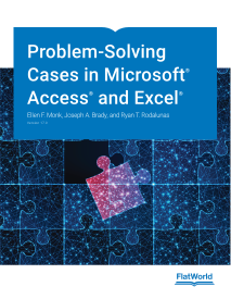 Problem-Solving Cases in Microsoft® Access® & Excel®