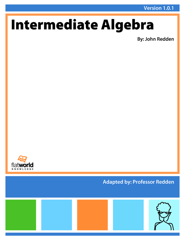 Cover of Intermediate Algebra v1.0.1