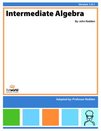 Cover of Intermediate Algebra v1.0.1