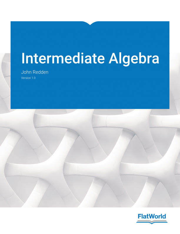 Cover of Intermediate Algebra v1.0