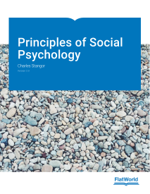 Principles of Social Psychology