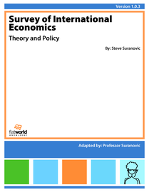 Cover of Survey of International Economics: Theory and Policy v1.0.3