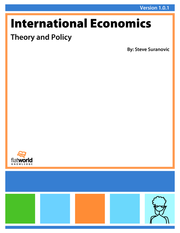 Cover of International Economics: Theory and Policy v1.0.1