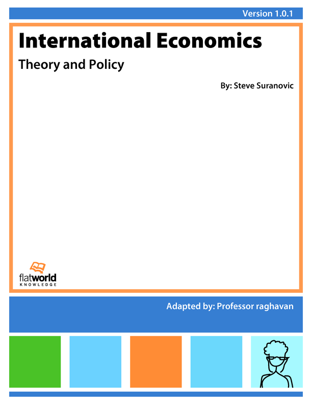 International Economics: Theory and Policy v1.0.1 | Textbook