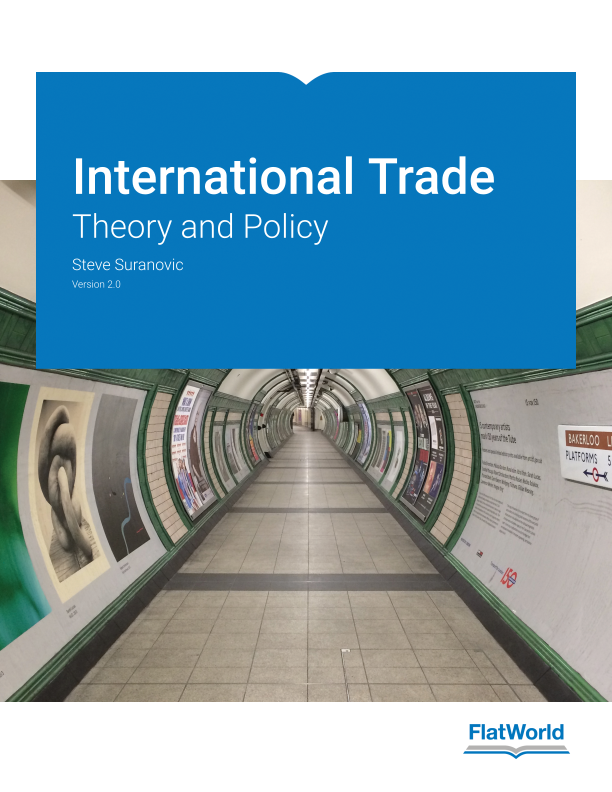 Cover of International Trade: Theory and Policy v2.0