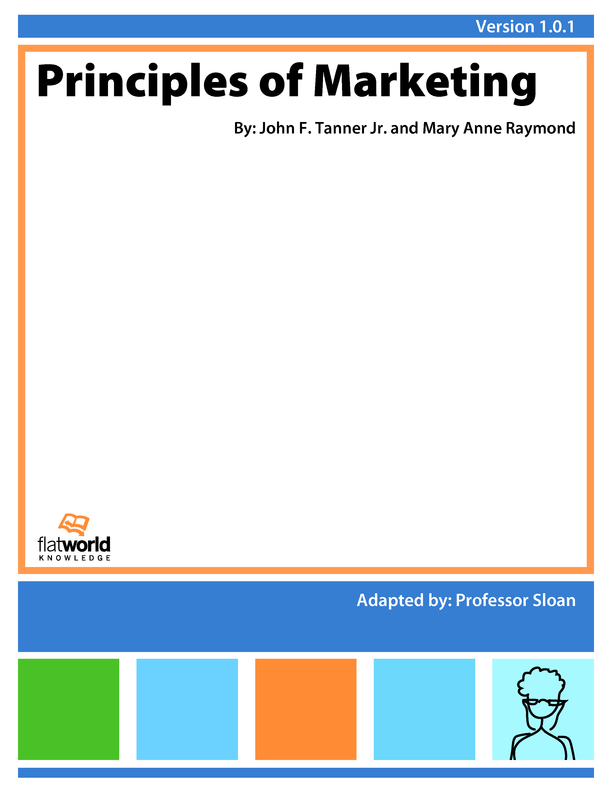 Cover of Principles of Marketing v1.0.1