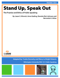 Cover of Stand Up, Speak Out: The Practice and Ethics of Public Speaking v1.0.5