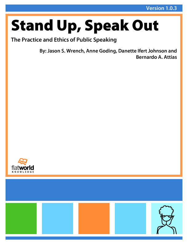 Cover of Stand Up, Speak Out: The Practice and Ethics of Public Speaking v1.0.3