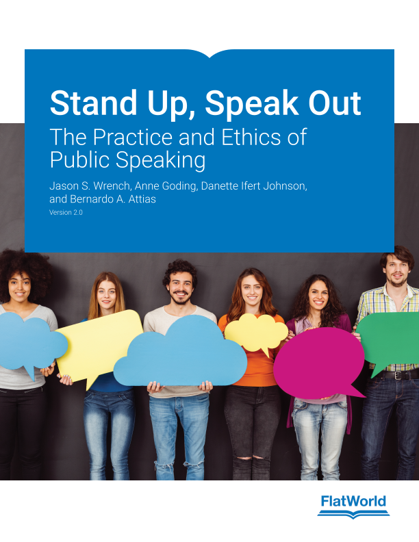 Cover of Stand Up, Speak Out: The Practice and Ethics of Public Speaking v2.0